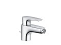 KLUDI PURE&SOLID Jednouchwytowa bateria bidetowa DN 15 z zestawem odpływowym, chrom 342160575