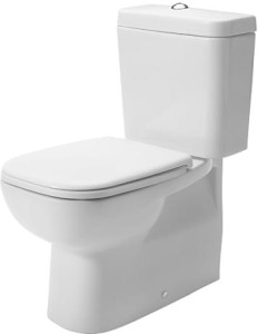 Duravit D-Code Miska wc stojąca, do kompaktu, biała 21180900002
