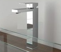 Novellini Fly 2 bateria umywalkowa wysoka chrom RUBLA288NO-K