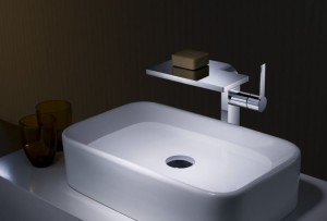 Blue Water HUGO Bateria umywalkowa wysoka jednouchwytowa głowica ceramiczna chrom HUG-BUW.050C