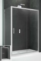 Drzwi wnękowe Novellini Kali 2P 130 cm drzwi prysznicowe przesuwne 130 cm, KALI2P124-1B