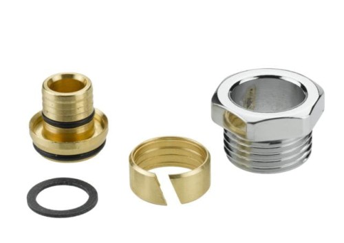 Złączka zaciskowa Danfoss 013G4200 kolor chrom, rura alupex