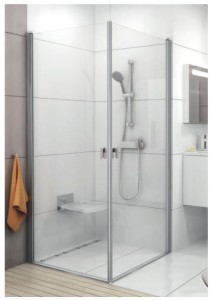 Ravak CHROME CPS-80 Ścianka prysznicowa stała, jednoelementowa, kolor polerowane aluminium + transparent, wysokość 195 cm, 80 cm, 9QV40C00Z1