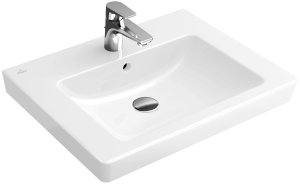 Villeroy & Boch SUBWAY 2.0 Umywalka ceramiczna, prostokątna, 60 X 47 cm, powłoka CeramicPlus, 71136GR1