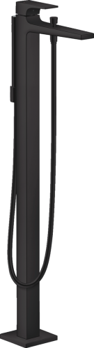 Hansgrohe Metropol bateria wannowa, wolnostojąca, czarny mat, 32532670