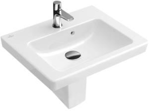 Villeroy & Boch Subway 2.0 Umywalka wisząca 45 x 37 cm, z przelewem, kolor biały (Weiss Alpin) 73154501