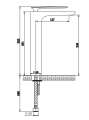 Wysoka bateria umywalkowa Kohlman EXPERIENCE, chrom QB170E


