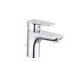 KLUDI PURE&STYLE Jednouchwytowa bateria umywalkowa 75 DN 15, z zestawem odpływowym, chrom 403820575