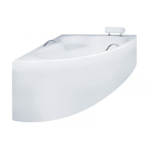 Besco NATALIA PREMIUM, Wanna asymetryczna 150 x 100 cm, wersja prawa, kolor biały, #WAN-150-NP$ 