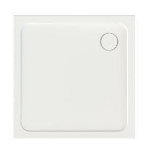 Sanplast FREE LINE Brodzik kwadratowy 80 x 80 x 2,5 cm kolor biały 615-040-4020-01-000