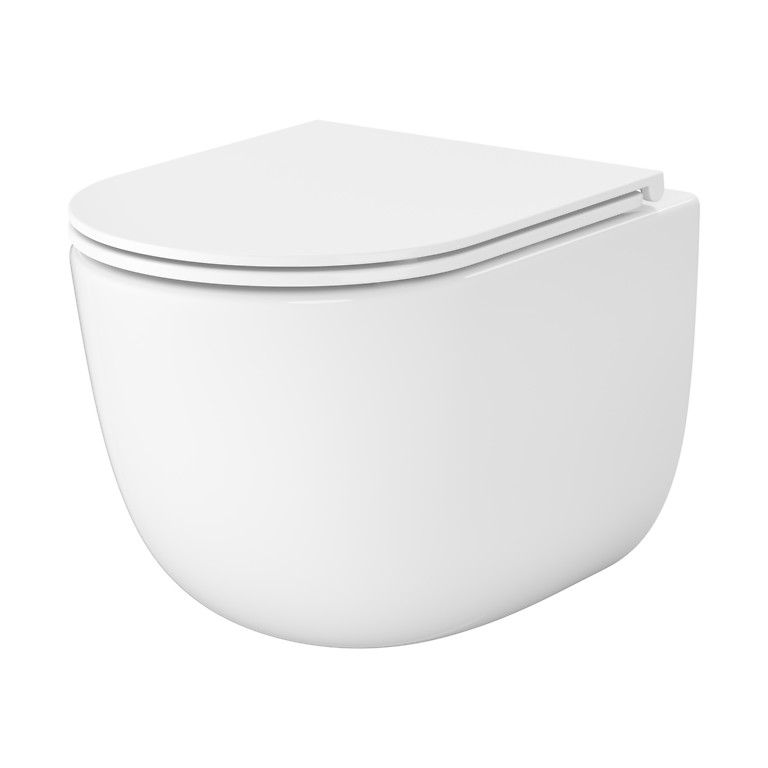 Cersanit REMO PRO OVAL CERSANIT TORNADO S4035-001 – miska wisząca z deską SLIM