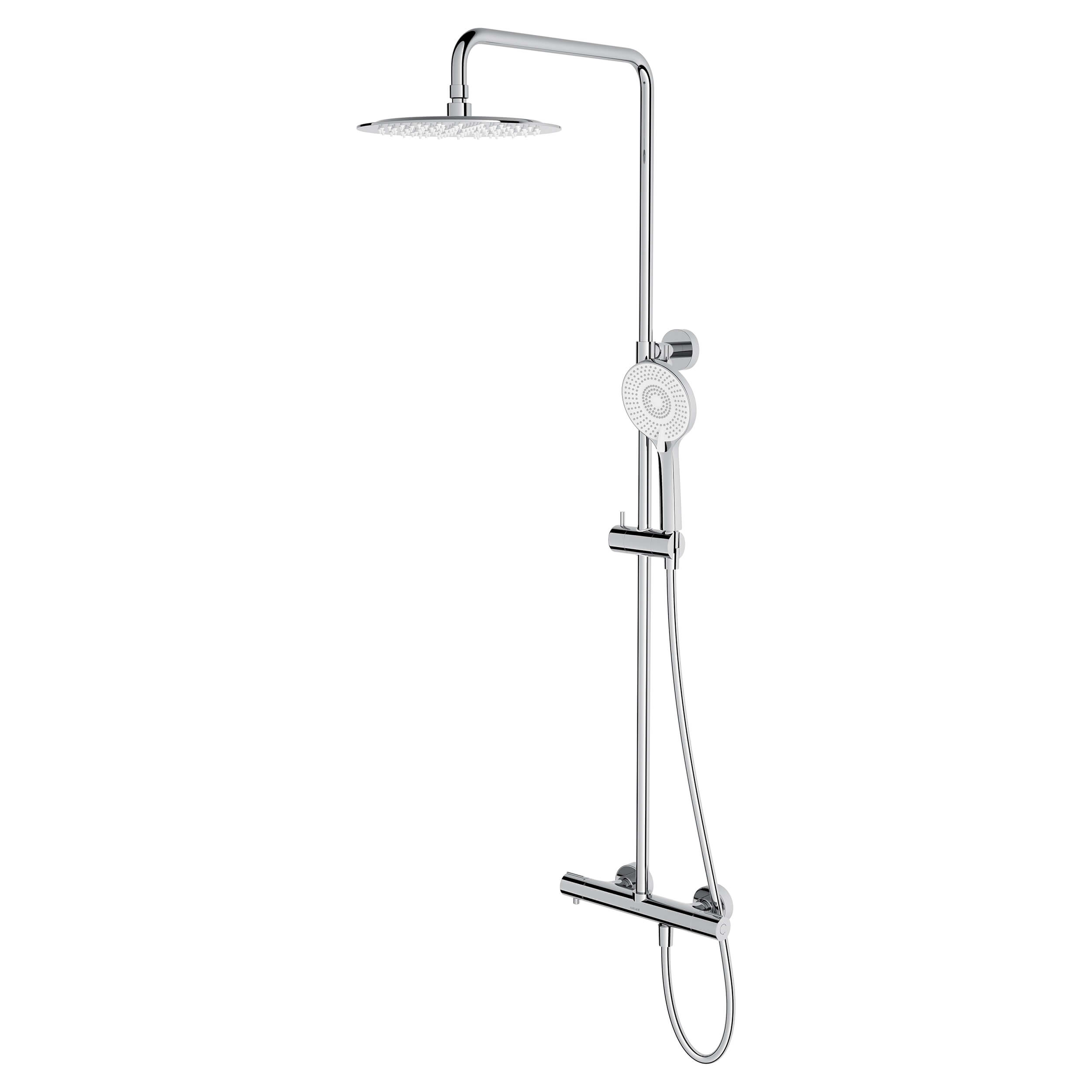 Cersanit Virgo kolumna natryskowa chrom, z baterią termostatyczną S522-099