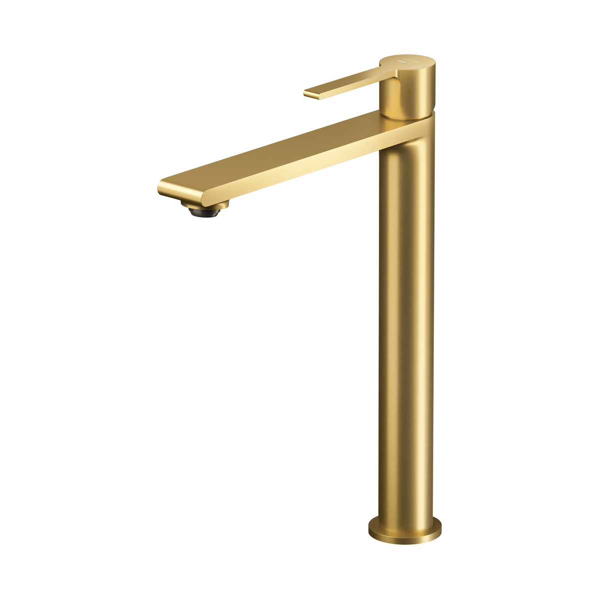 Cersanit Virgo bateria umywalkowa sztorcowa, wysoka złoty szczotkowany S951-866