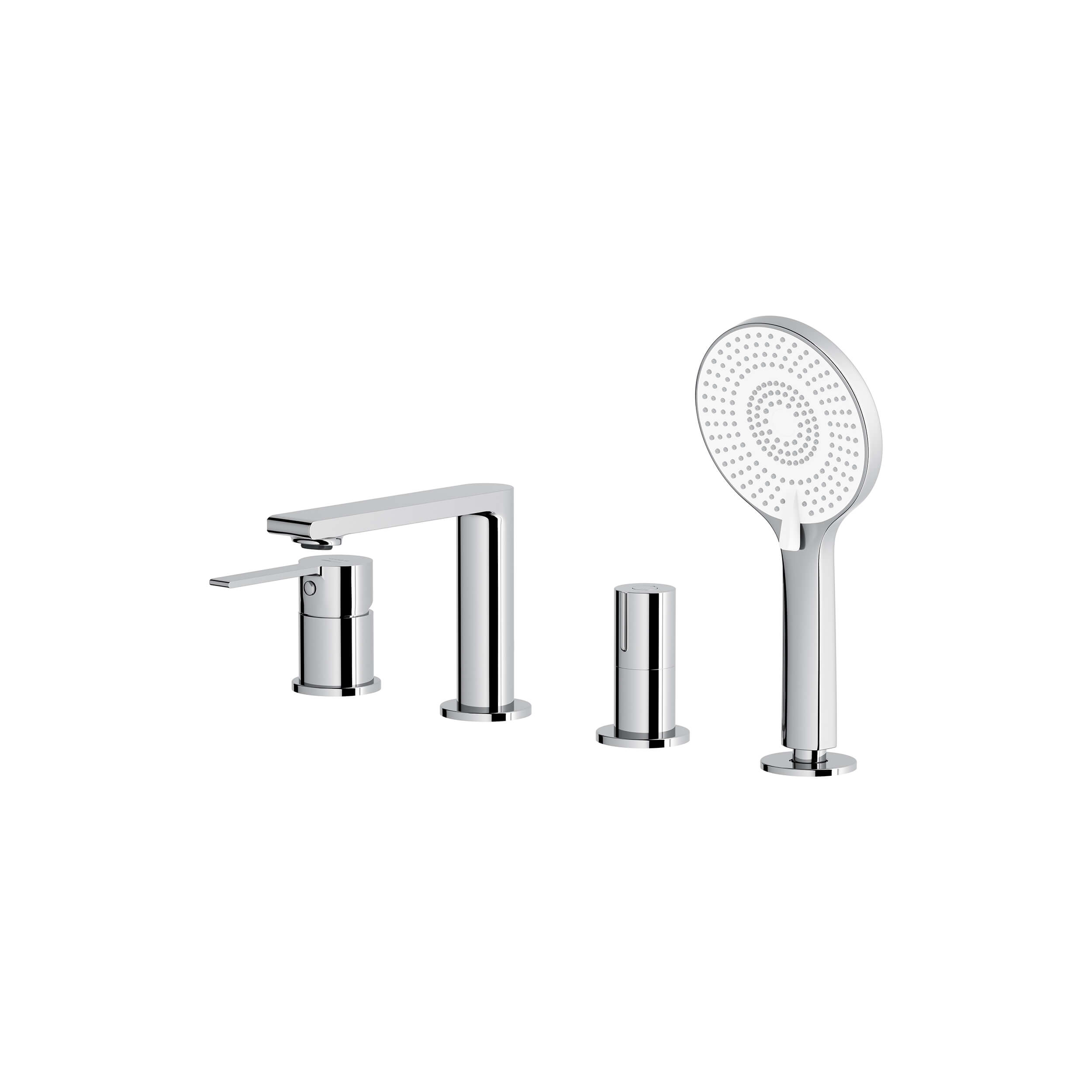 Cersanit Virgo bateria nawannowa wielootworowa chrom S522-107