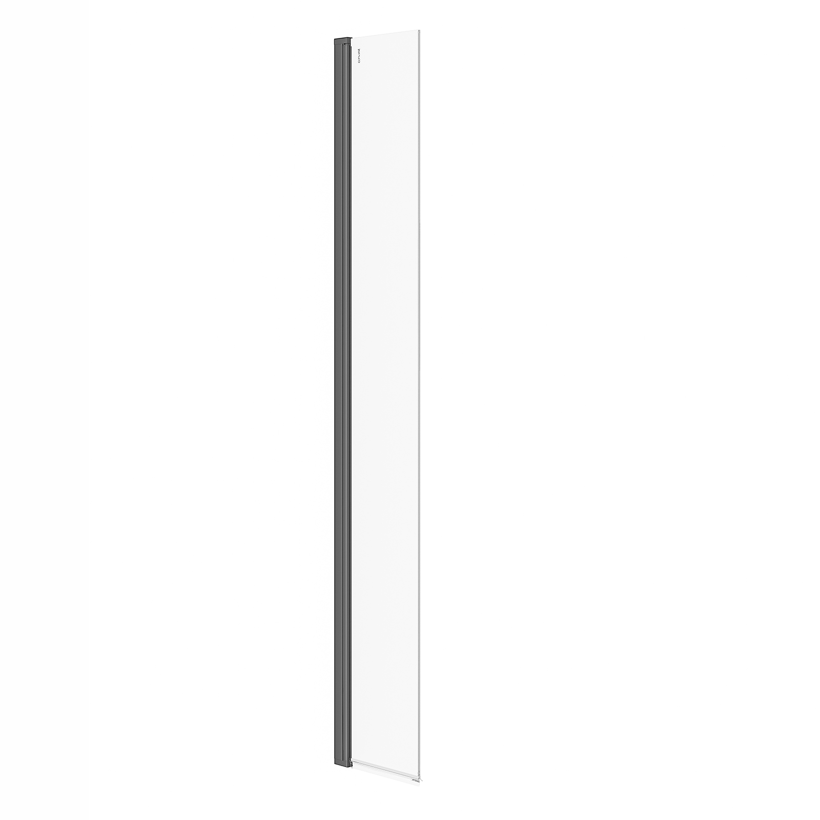 Cersanit Mille ścianka ruchoma kabiny prysznicowej walk-in - (30x200) czarna S161-011