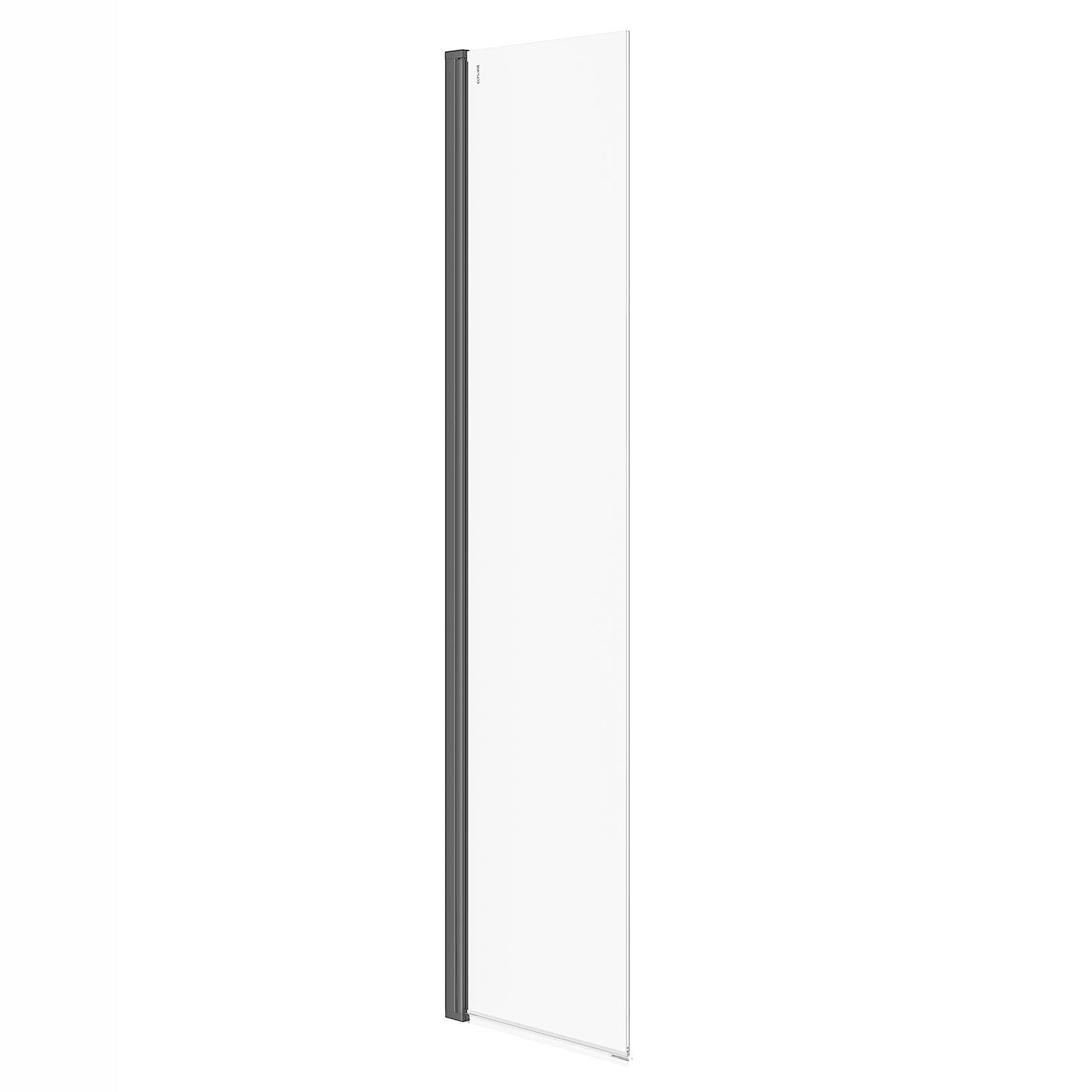 Cersanit Mille ścianka ruchoma kabiny prysznicowej walk-in - (50x200) czarna S161-012