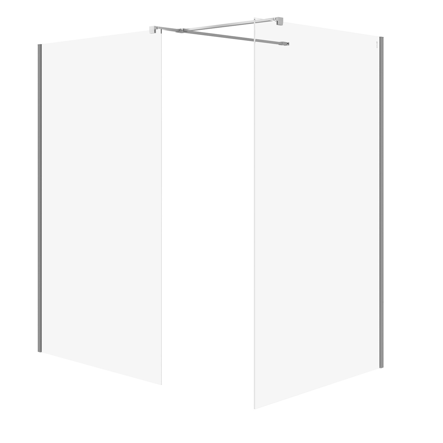 Cersanit Mille kabina walk-in chrom 120x90x200 S601-183