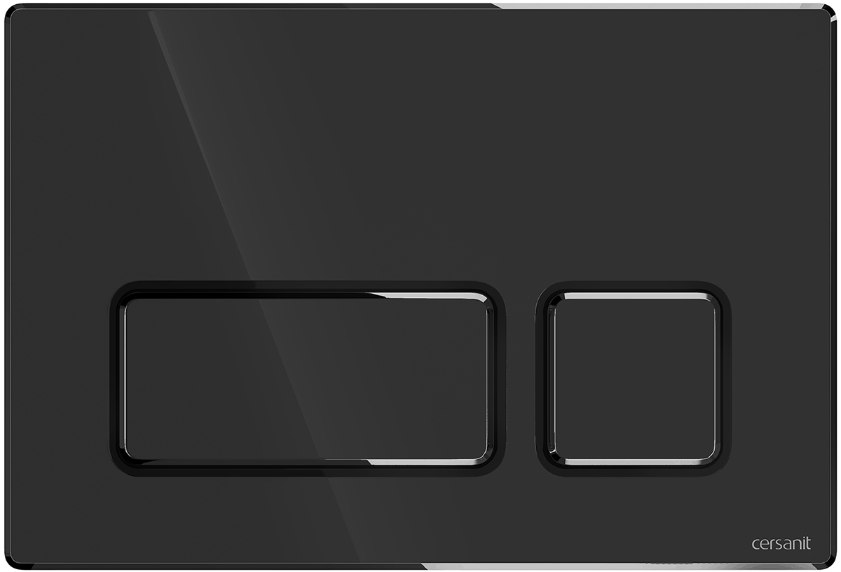 Cersanit Block przycisk gun metal błysk K97-0447