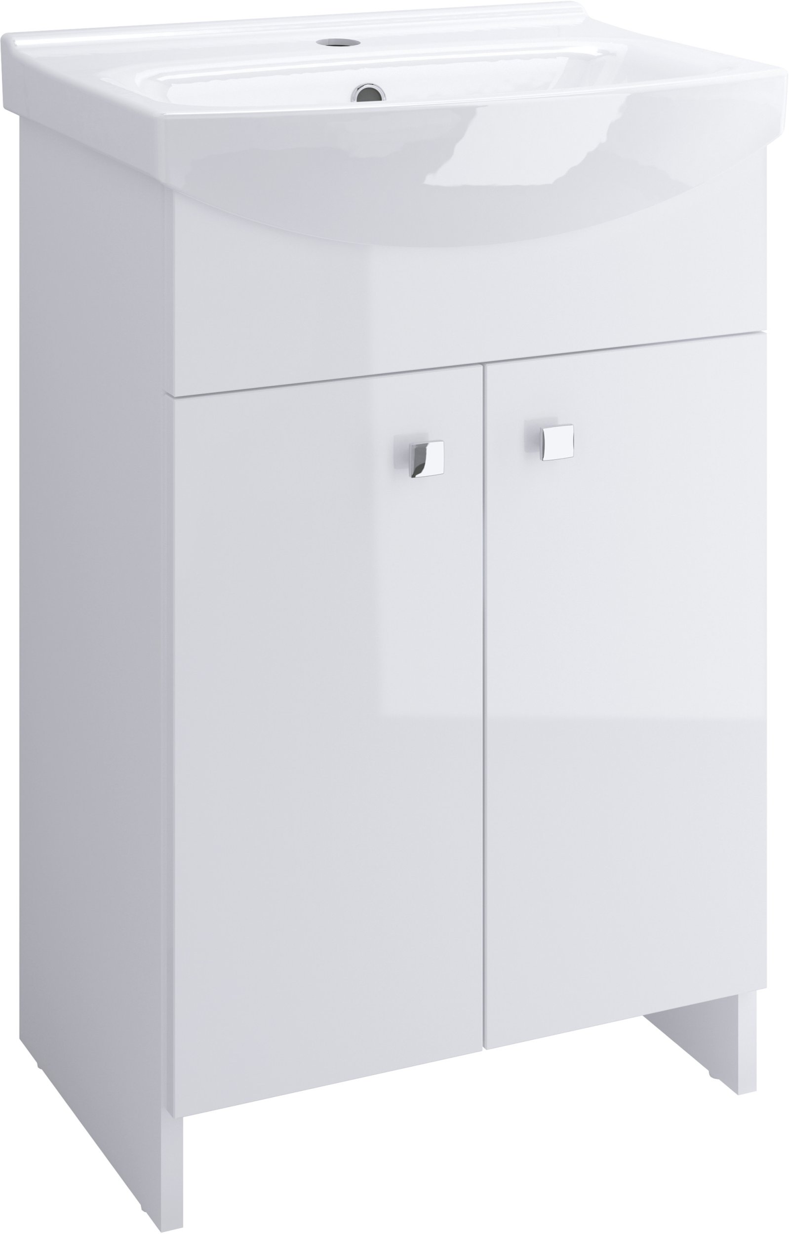 Cersanit Basic szafka z umywalką 60 cm kolor biały S801-537