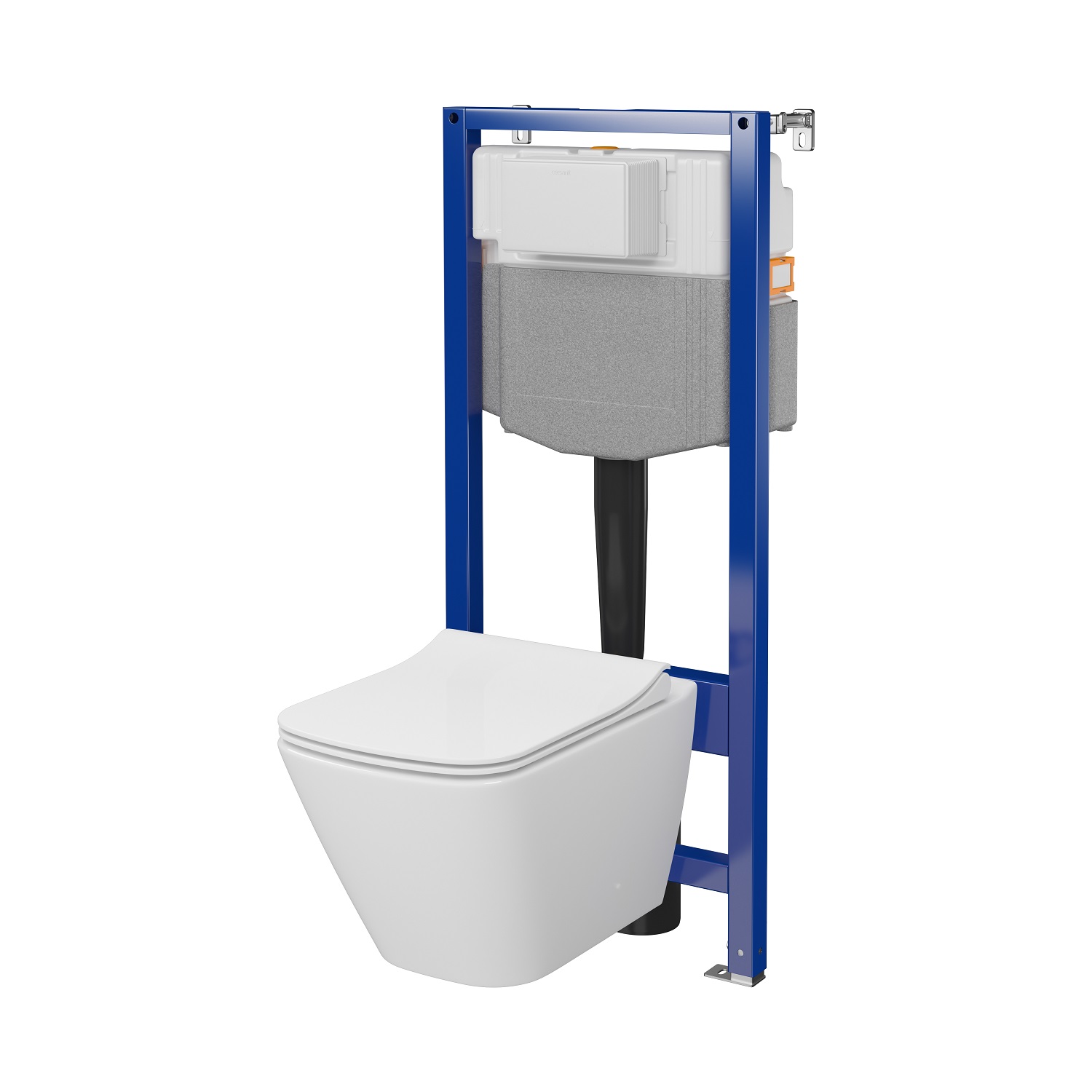 Cersanit SET C16 AQUA 50 MECH QF CITY SQUARE CleanOn z deską S701-796