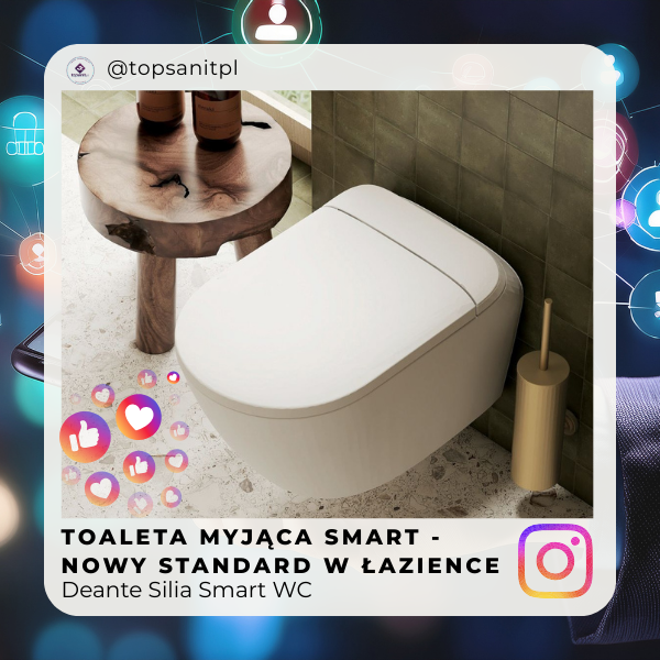 Toaleta myjąca Deante Silia Smart – poznaj nowy standard higieny w łazience