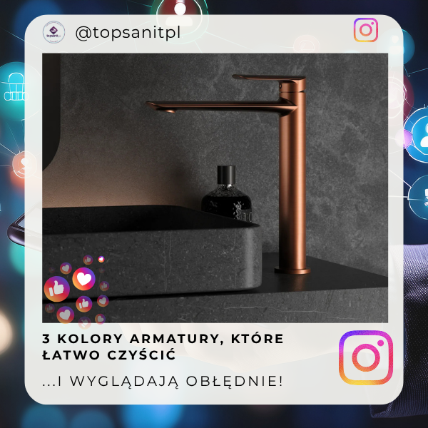 3 kolory armatury, które łatwo czyścić i wyglądają obłędnie